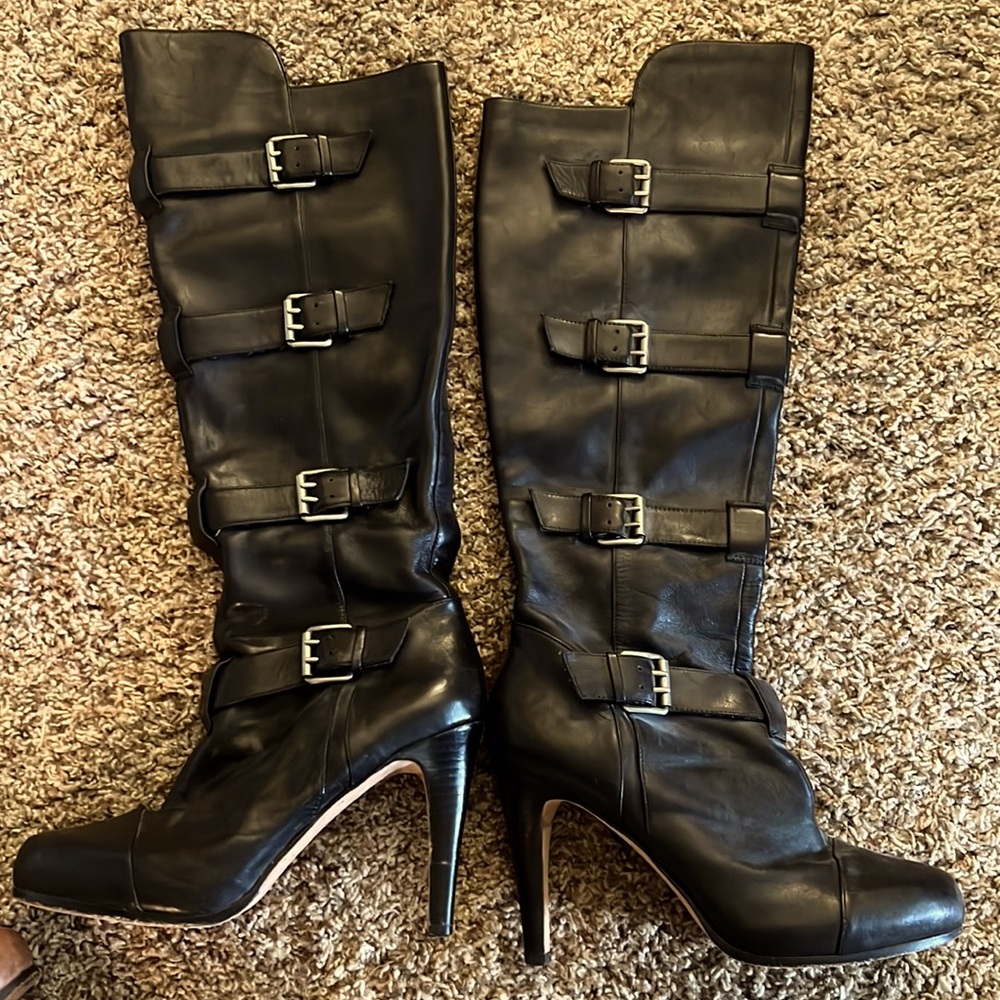 Saks Fifth Ave boots - black
